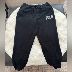 Men’s Large Black Polo Sweatpants